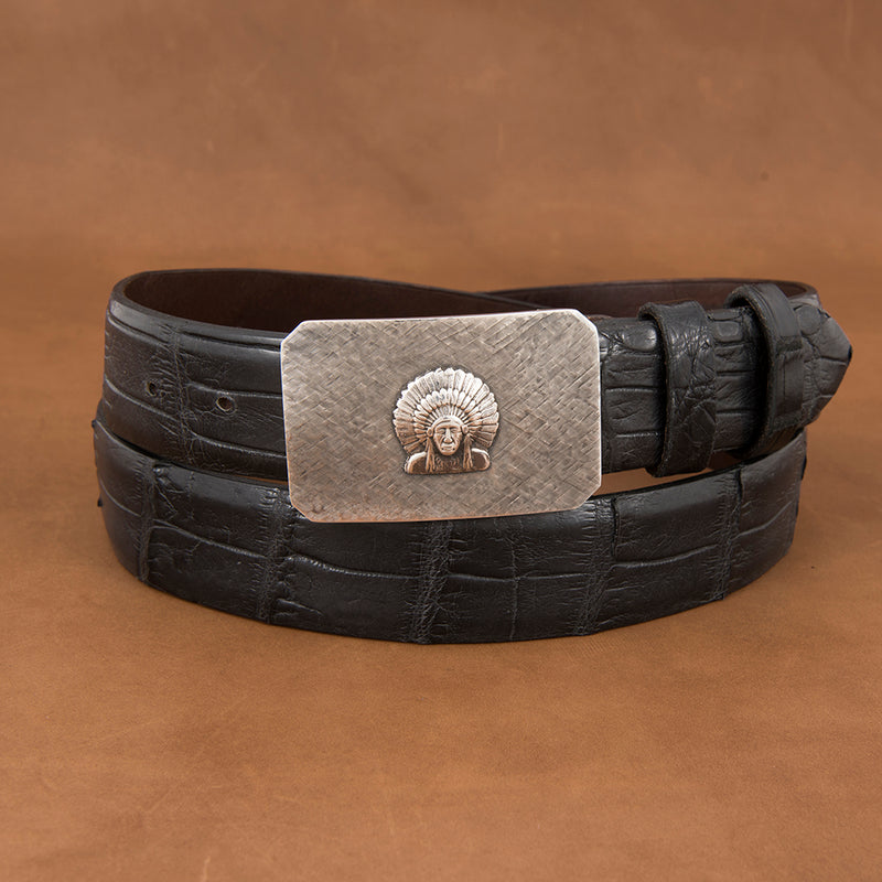 Mesa Crosshatch Buckle with Chief