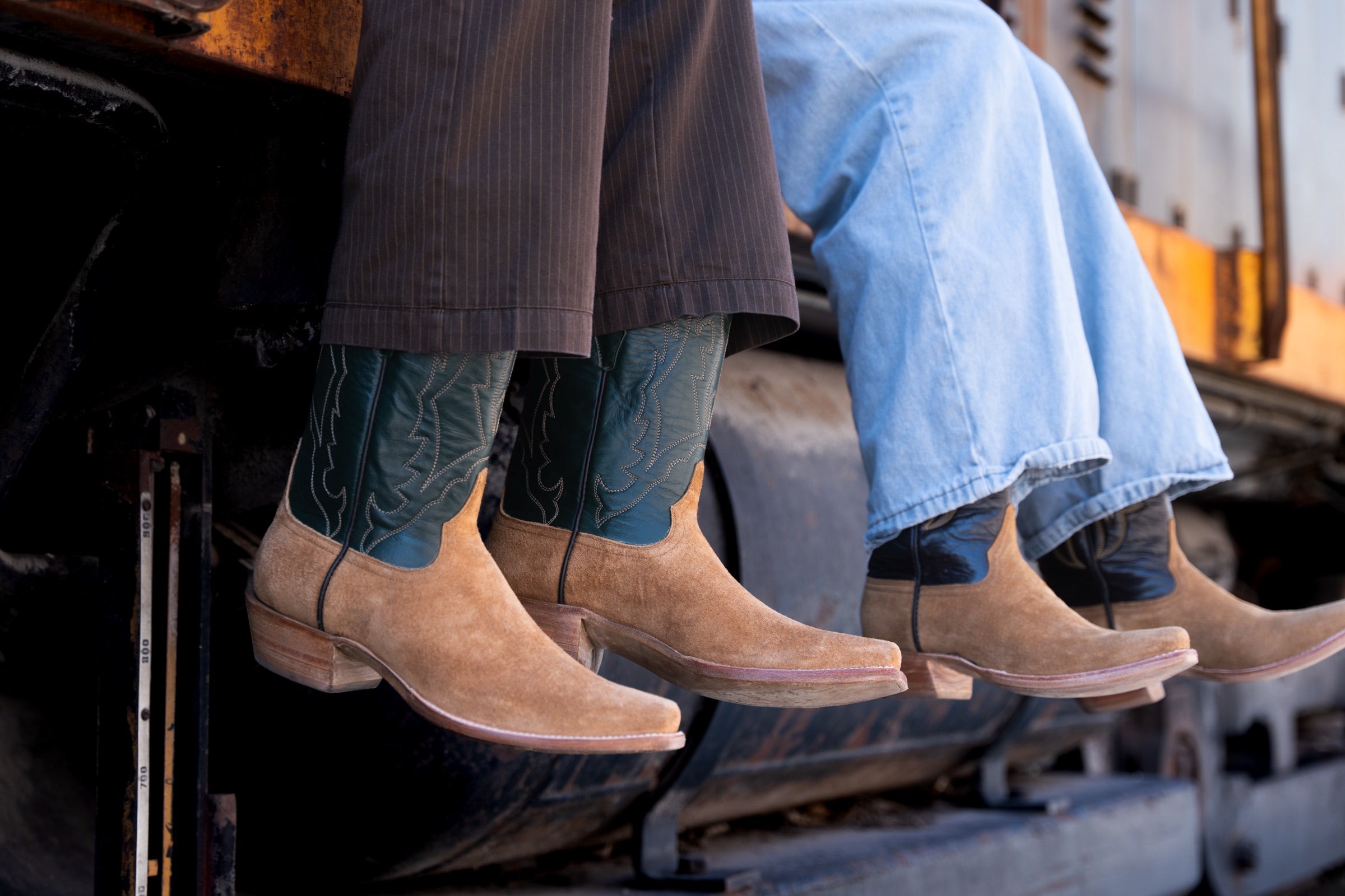 Handmade Boar Suede Boots