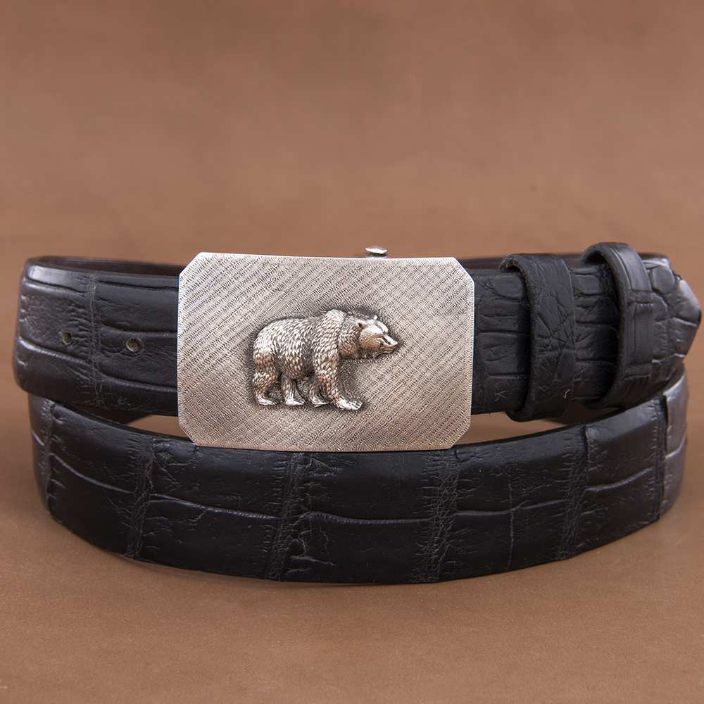 Mesa Grizzly Bear Heavy Matte Buckle