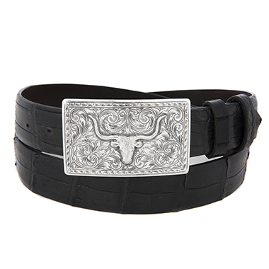 SUNSET TRAILS SS TERREL BUCKLE W/STEER