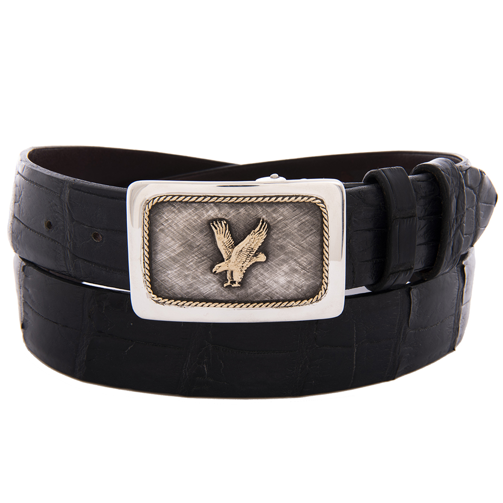 Grove 14K Eagle Crosshatch Buckle
