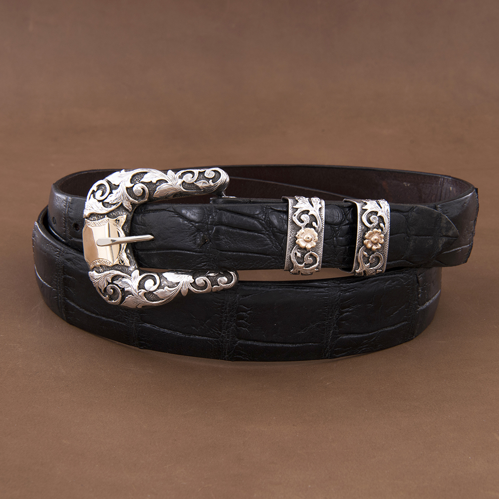 Presidio 14K Gold Buckle Set