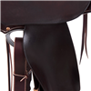 Burns Chocolate SO Trail Saddle - Round - No Tooling - Standard Binding