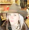 REILLY HAT-LOW GUS HAND CURL SADDLE DISTRESSED