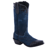LADIES 13-2 BLUE BREAK BLACK NILE FERN CL, WT, HF FULL BLACK BUCKSTITCH COWBOY BOOT