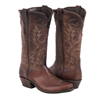 Ladies 12" Mocha Bison Canella Old Nugget Cowboy Boots