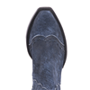 Ladies Navy Break Buckstitch Shorty Boot