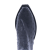 Ladies Navy Blue Full Quill Ostrich Short Boots