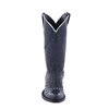 Ladies 13" Navy Full Quill Ostrich and Caiman Cowboy Boots