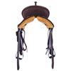 Chocolate Roughout Pencil Roll round Barrel Saddle