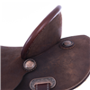 Chocolate Roughout Pencil Roll round Barrel Saddle