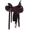 Burns Chocolate SO/RO Barrel Saddle- Round- 1/2 Wyo FC
