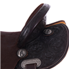 Burns Chocolate SO/RO Barrel Saddle- Round- 1/2 Wyo FC