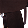Burns Chocolate SO/RO Barrel Saddle- Round- 1/2 Wyo FC