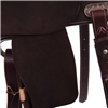 Chocolate 1/8 Breed D Daisy Waffle Round Barrel Saddle