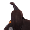 Chocolate RO Beadline Round Barrel Saddle