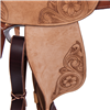 Chestnut Russet 1/2 Breed D. Daisy Round Barrel Saddle