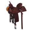 Chestnut RO Wishbone Border Semi Square Barrel Saddle