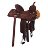 Chestnut RO Wishbone Border Semi Square Barrel Saddle