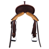 Chestnut RO Wishbone Border Semi Square Barrel Saddle
