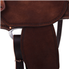 Burns Chestnut RO Barrel Saddle- Semi Square- Wishbone Border