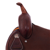 Chestnut 1/2 Breed Basket Camo Round Barrel Saddle