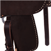 Chocolate RO Full Natural Buckstitch Round Barrel Saddle