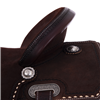 Chocolate RO Rope Buckstitch Corner Notched Barrel Saddle