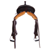 Chocolate 1/2 Breed Snowflake Round Barrel Saddle