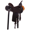 Chocolate 1/2 Breed D Daisy Natural Buckstitch Corner Round 