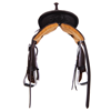 Burns Chocolate SO/RO Barrel Saddle- Round- 1/2 Basket-MW FC