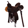 Chocolate RO Peat Elephant Sunflower Round Barrel Saddle
