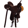 Chocolate RO Peat Elephant Sunflower Round Barrel Saddle