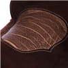 Chocolate RO Peat Elephant Sunflower Round Barrel Saddle
