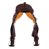 Chocolate RO Turquoise Deeter Barrel Saddle