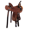 Chestnut Russet 1/8 Breed Sunflower Round Barrel Saddle