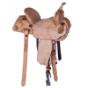 Burns Russet Sunny Daze Floral Barrel Racing Saddle