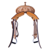 Burns Russet Sunny Daze Floral Barrel Racing Saddle