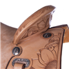 Burns Russet Sunny Daze Floral Barrel Racing Saddle
