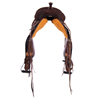 Chocolate RO Deeter Border Caiman Seat Barrel Saddle