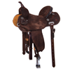 Chocolate RO 1/2 Wishbone Red Sunflower Corner Round Barrel 