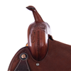 Chestnut 1/2 Breed Sunflower Corner Round Barrel Saddle