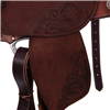 Chestnut 1/2 Breed Sunflower Corner Round Barrel Saddle