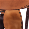 Russet SO Buckstitched Black Alligator Round Barrel Saddle
