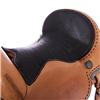 Russet SO Buckstitched Black Alligator Round Barrel Saddle