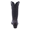 Ladies Chocolate Lizard Winn Stitch Cowboy Boots with Mini V