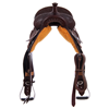 Chocolate 1/2 Breed Rose Corner Barbed Wire Round Barrel Sad