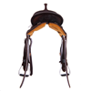 Chocolate 1/2 Breed Rose Corner Barbed Wire Round Barrel Sad