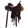 Chocolate 1/2 Breed Sunflower Caiman Round Barrel Saddle
