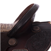 Chocolate 1/2 Breed Sunflower Caiman Round Barrel Saddle
